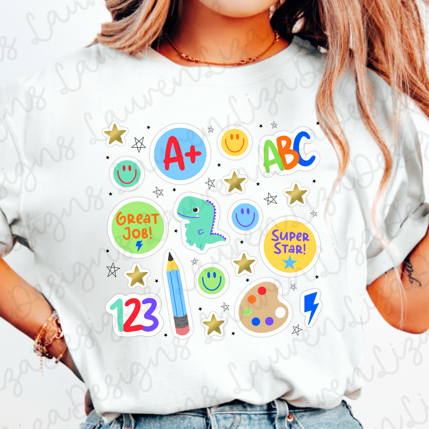Back to School, Boy Sticker Sheet PNG