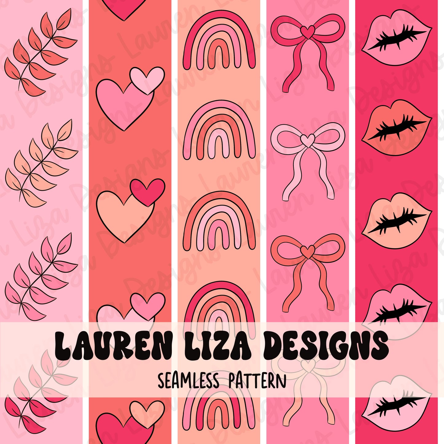 LIMITED - Bright Valentines Day Stripes