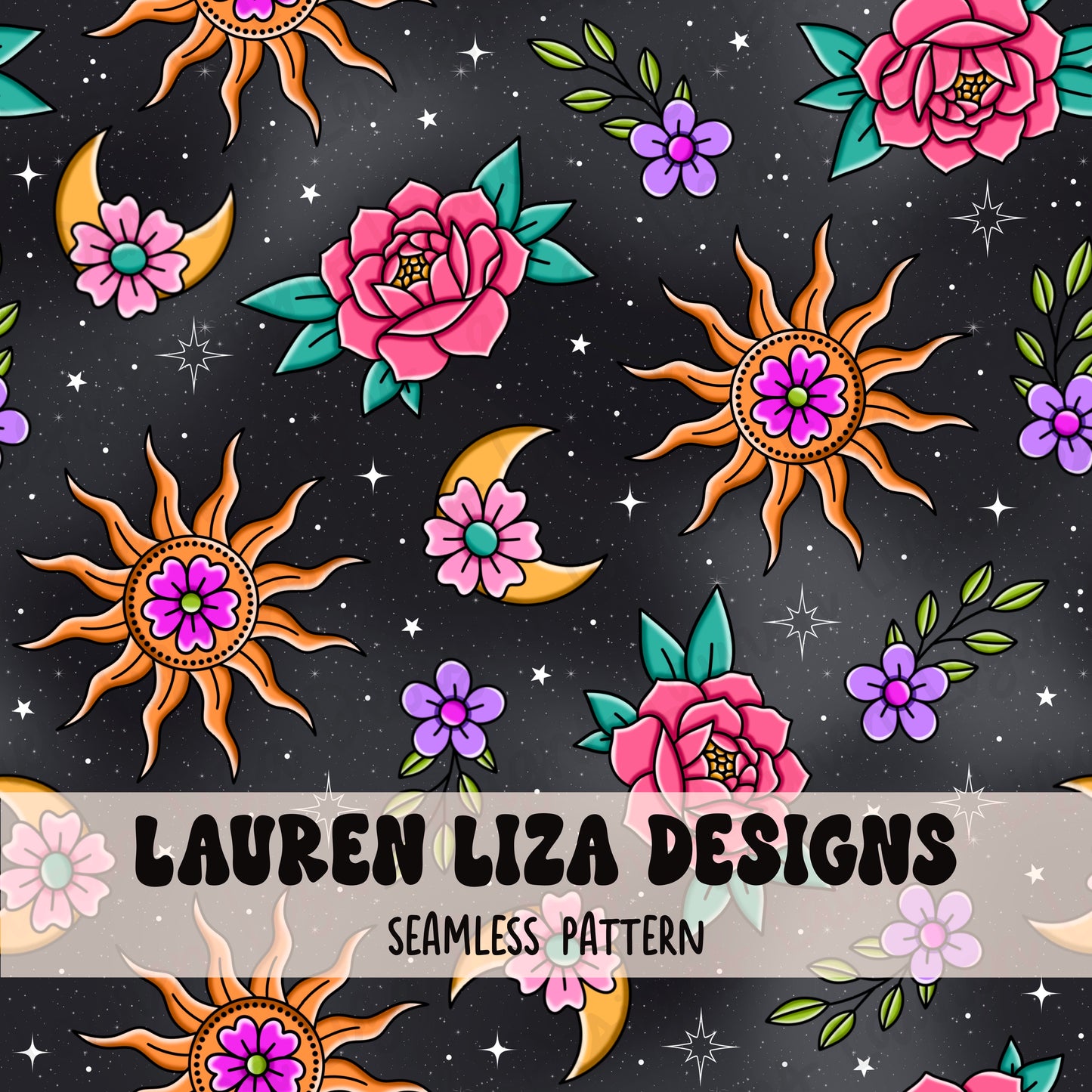 Celestial Floral - Dark