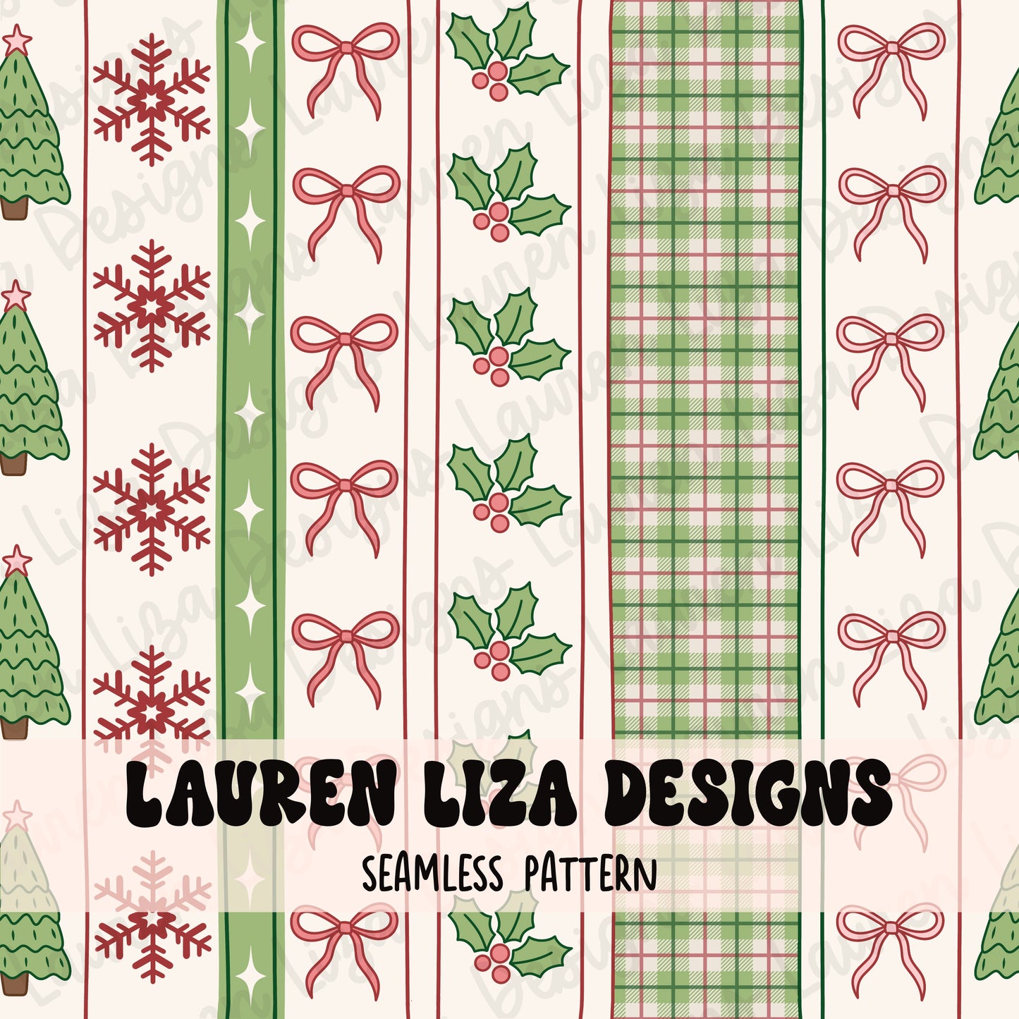 LIMITED - Christmas Stripes 3