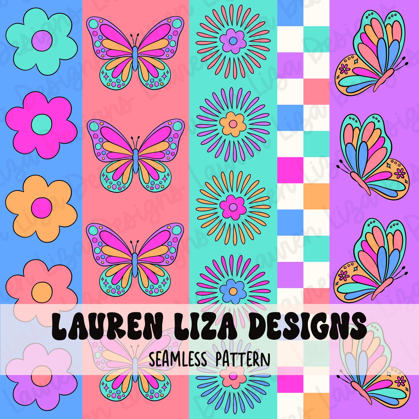 Cute Butterfly Stripes