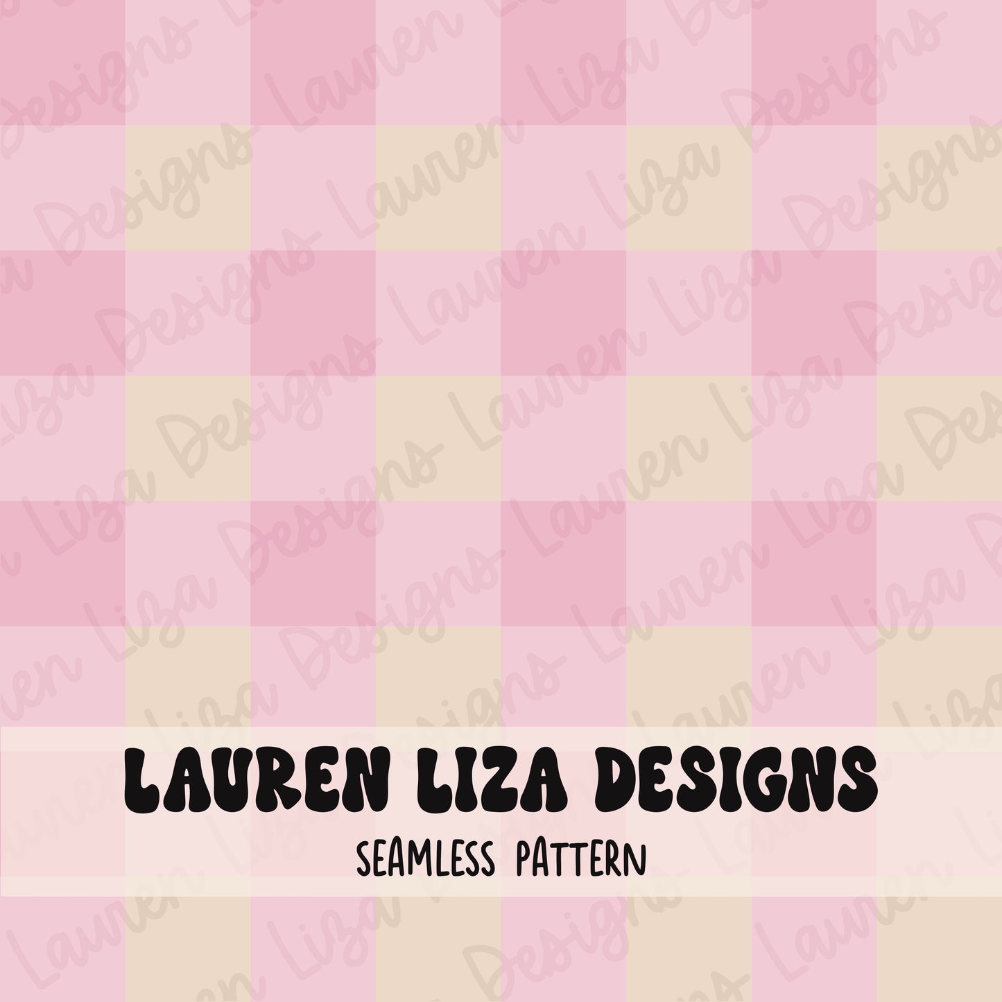 Gingham - Baby Pink