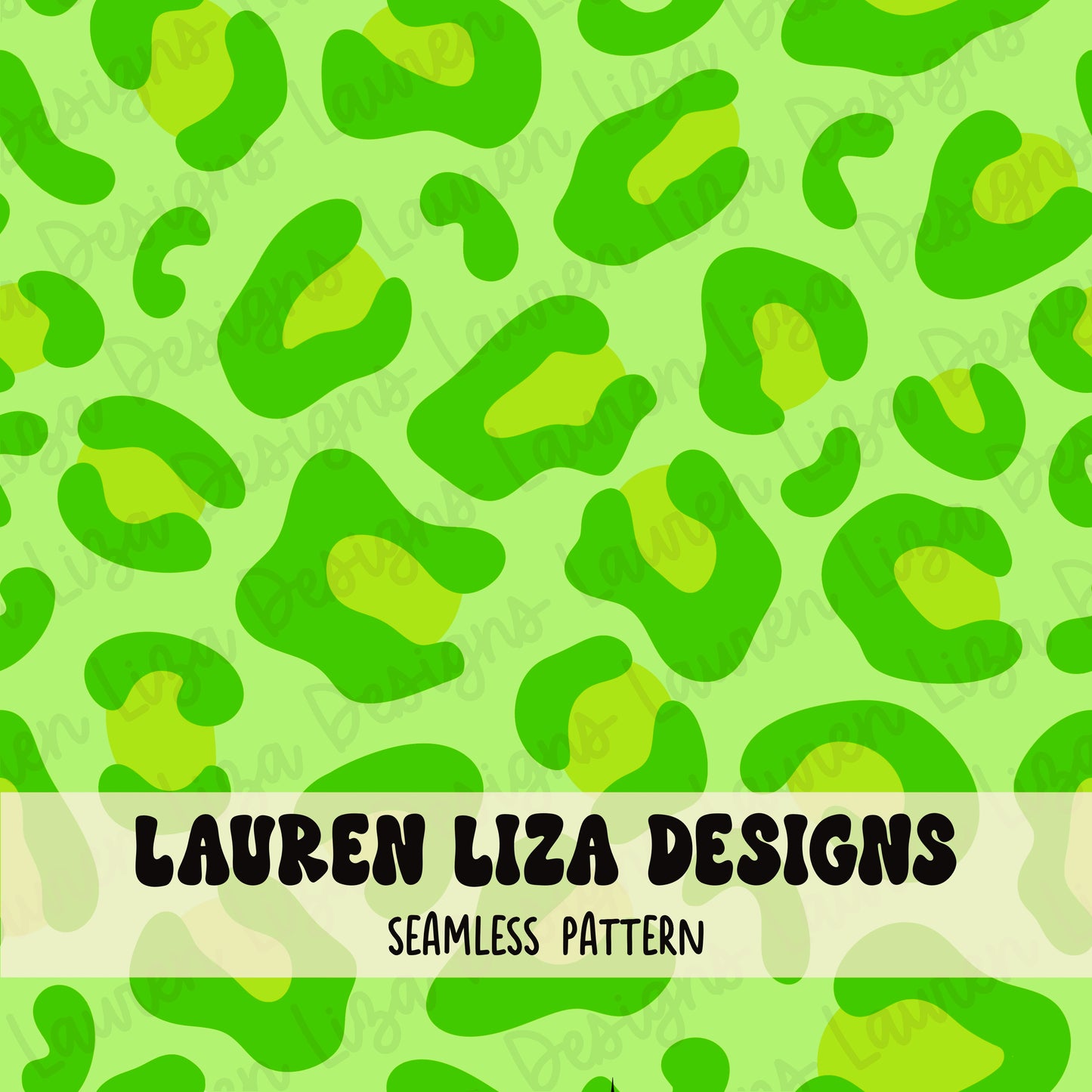 Lime Green Leopard