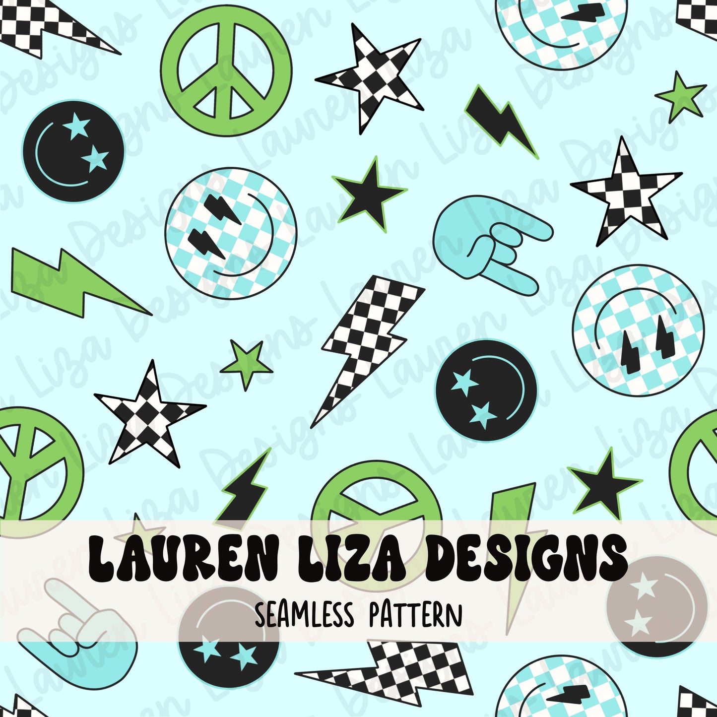 Retro Mix for Boys - Blue and Green