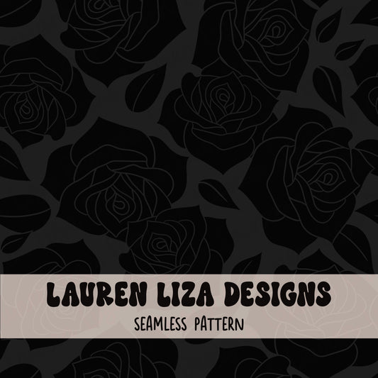 Black on Black Roses