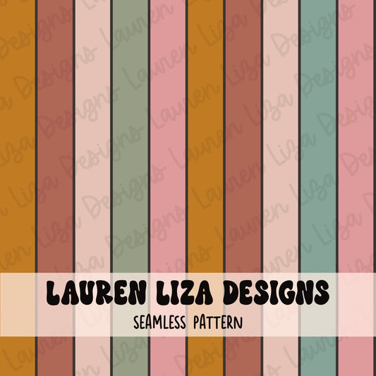 Boho Stripes (Coordinates with Boho Floral)