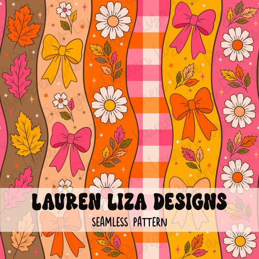 Bright Autumn Wavy Stripes