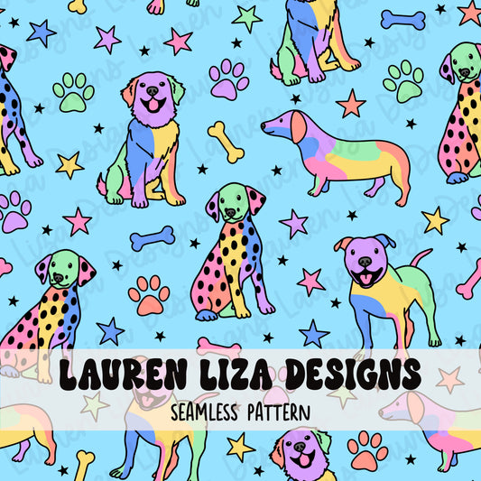 Colorful Dogs