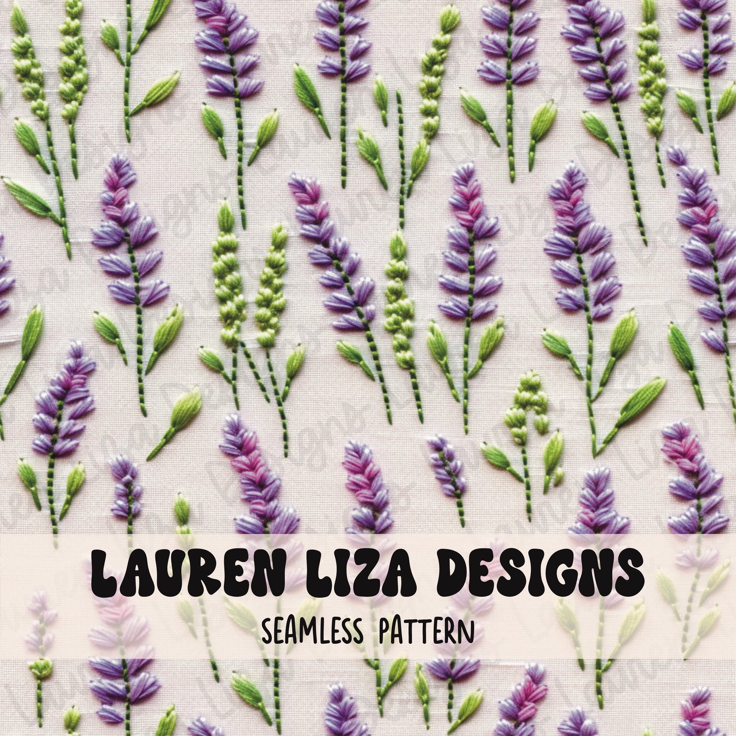 Embroidery Lavender