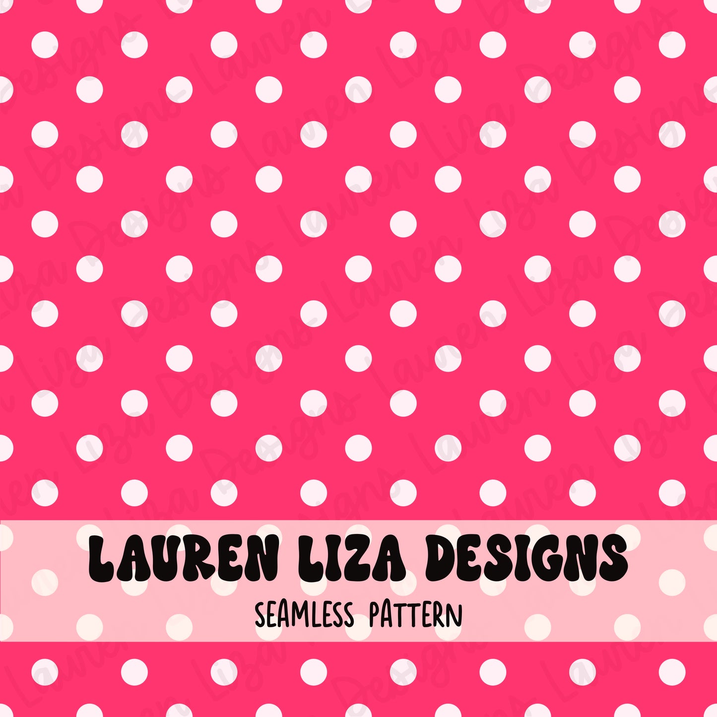 Hot Pink Polka Dots (Coordinates with Thanksgiving Girl Turkey)