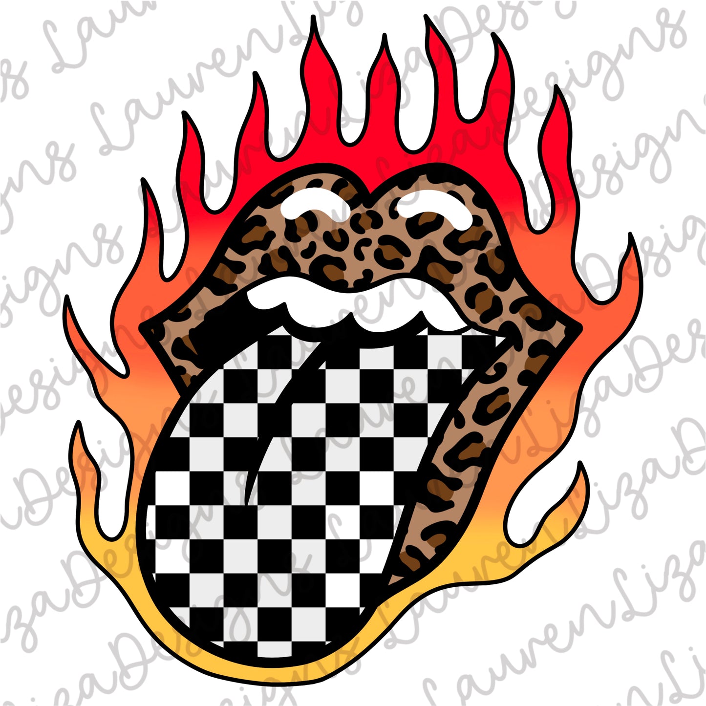 Retro Tongue PNG