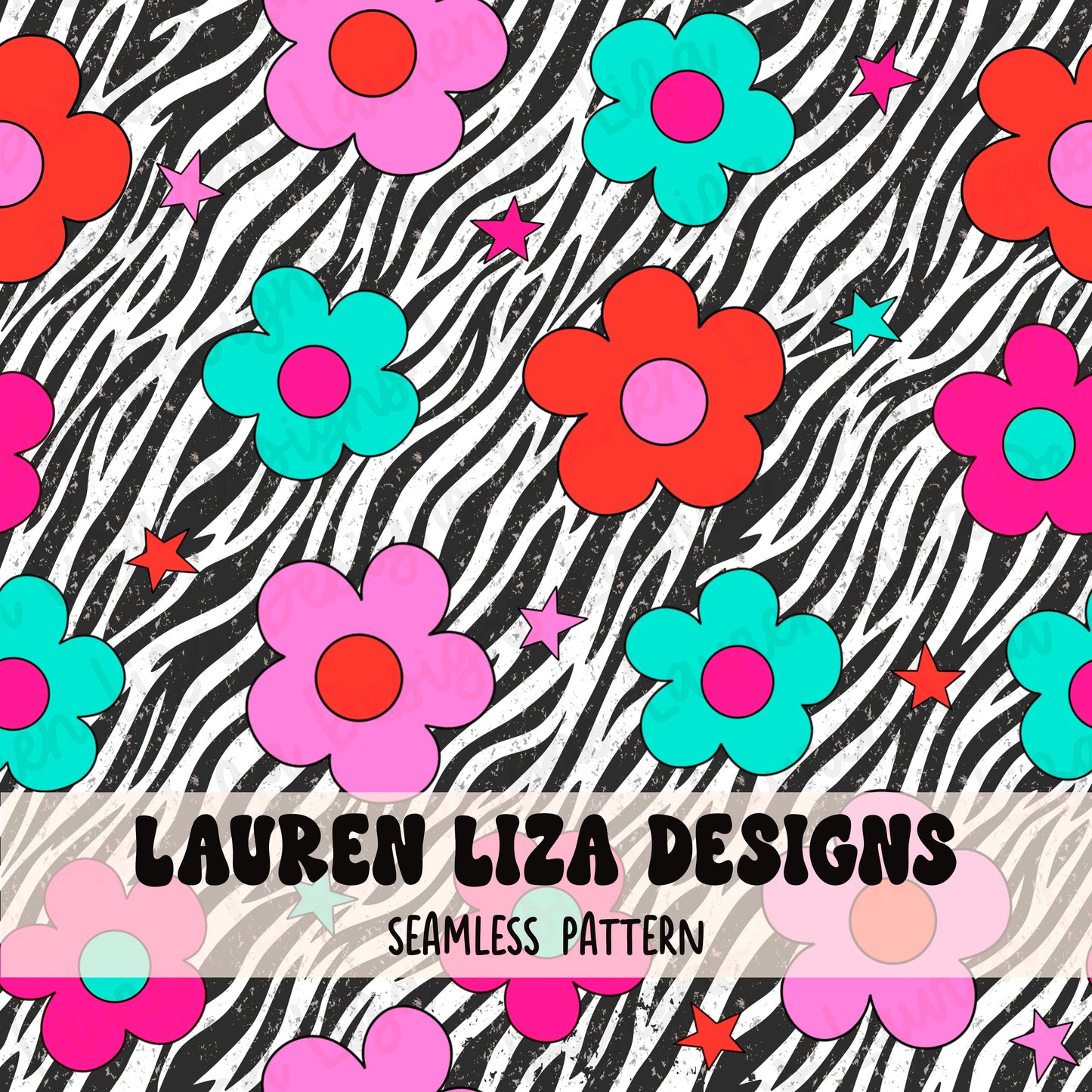 FREE - Retro Zebra Print 2