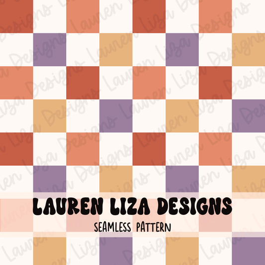 Boho Checkers (Coordinate for Patchwork Ghost)