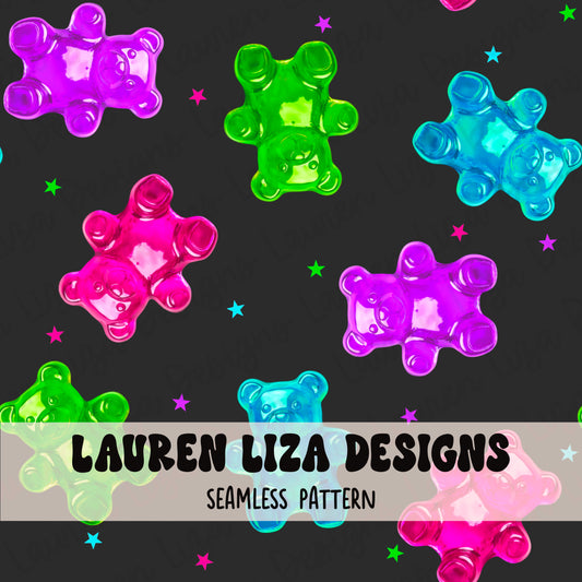 Neon Gummy Bears