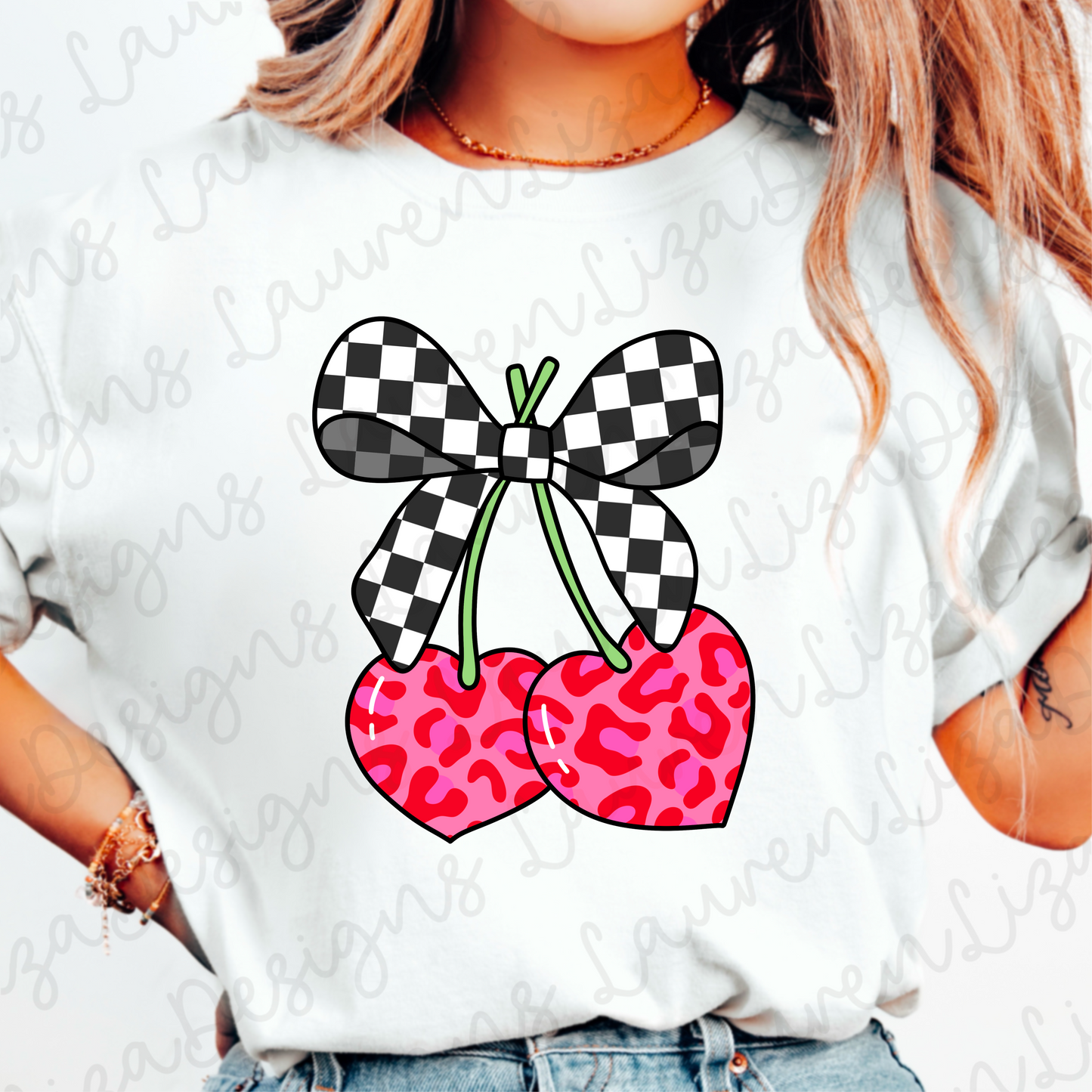 Pink Leopard Cherries PNG