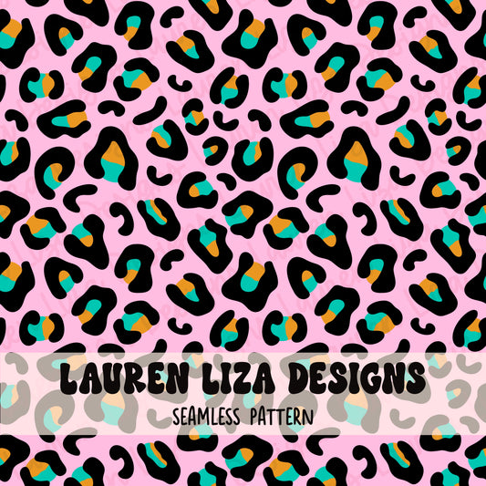 Colorful Leopard Print - Coordinates with Leopard Print Cherries