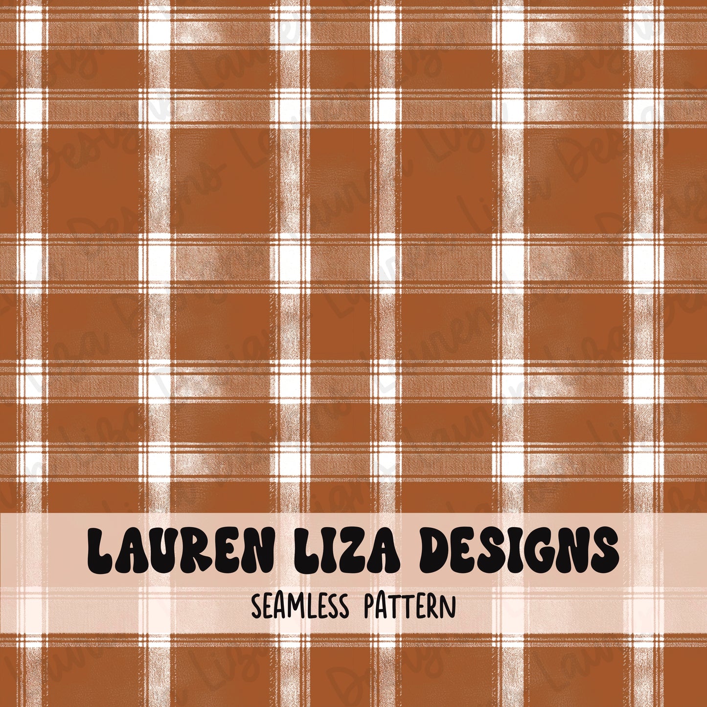 Burnt Orange Plaid