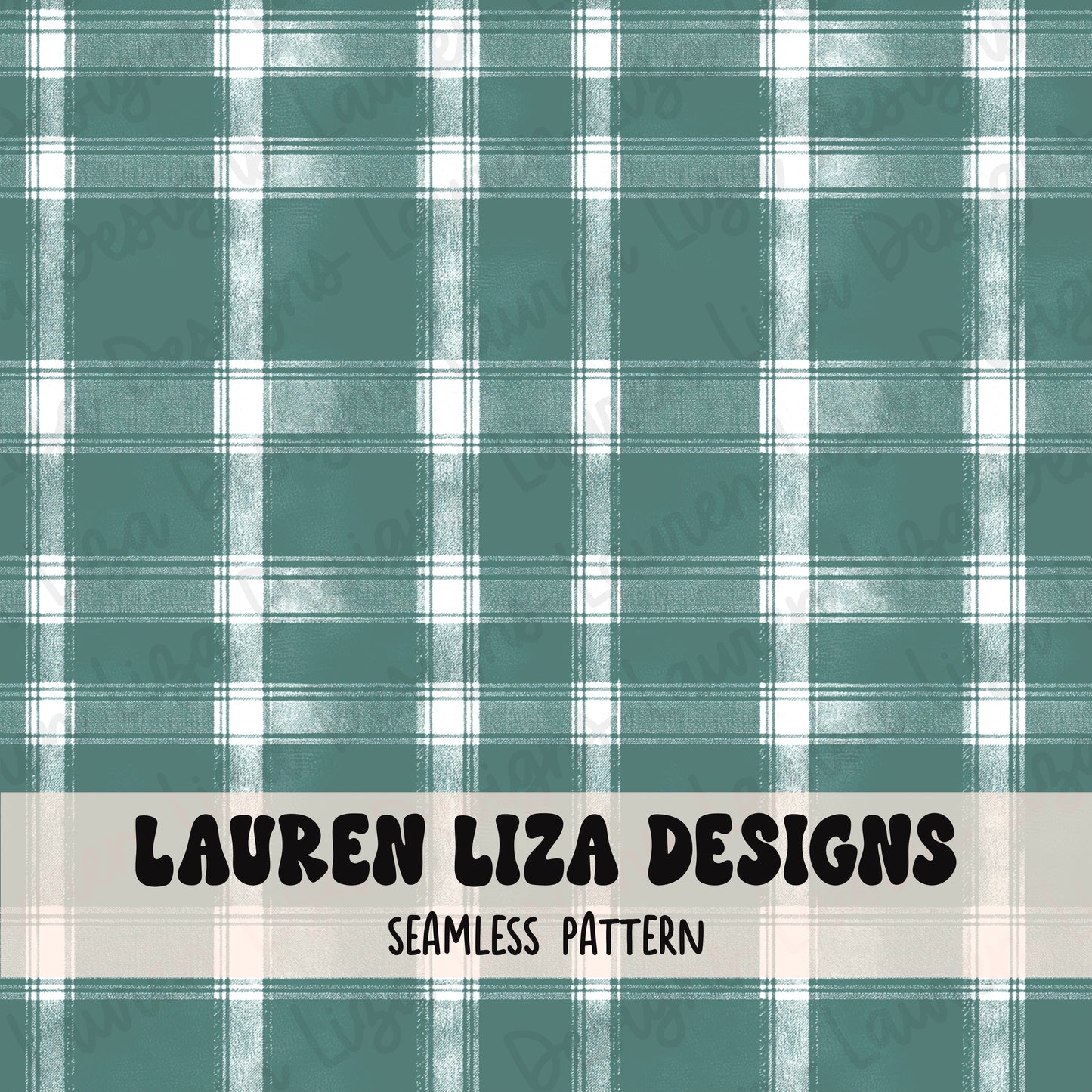 Light Teal Plaid