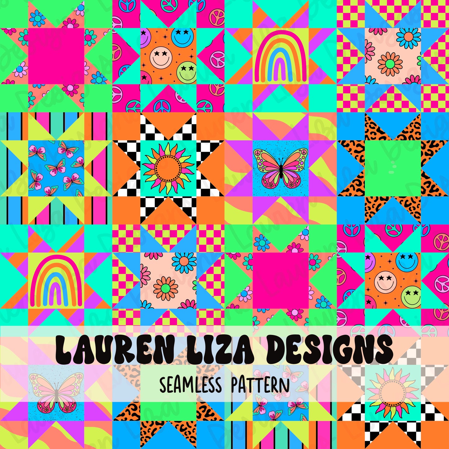 Neon Quilt LLD Style