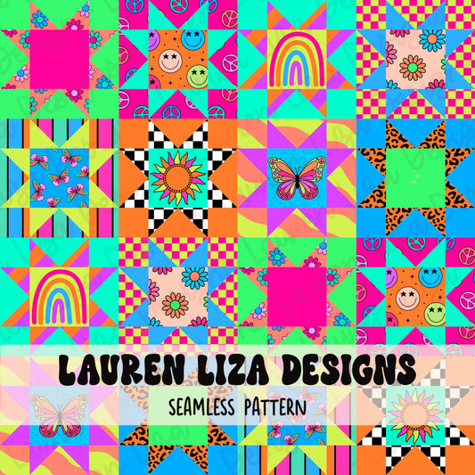 Neon Quilt LLD Style