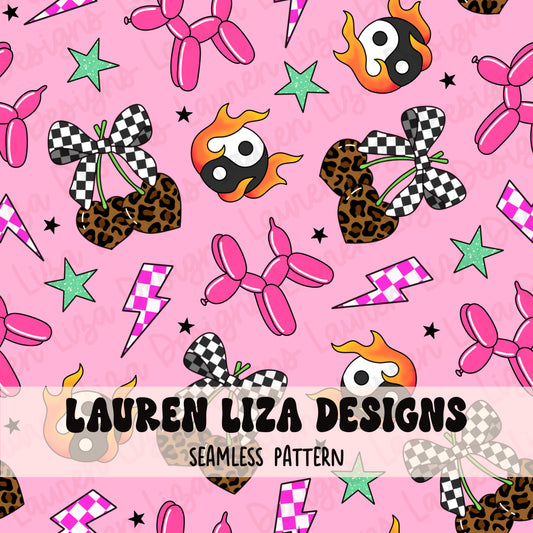 LIMITED - Retro Leopard Cherry Bows