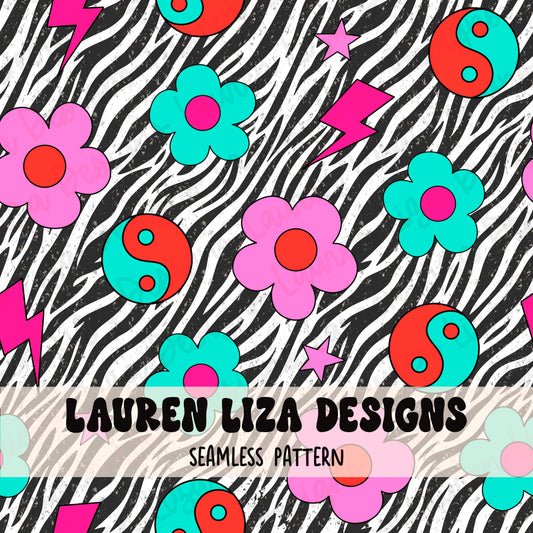 FREE - Retro Zebra Print