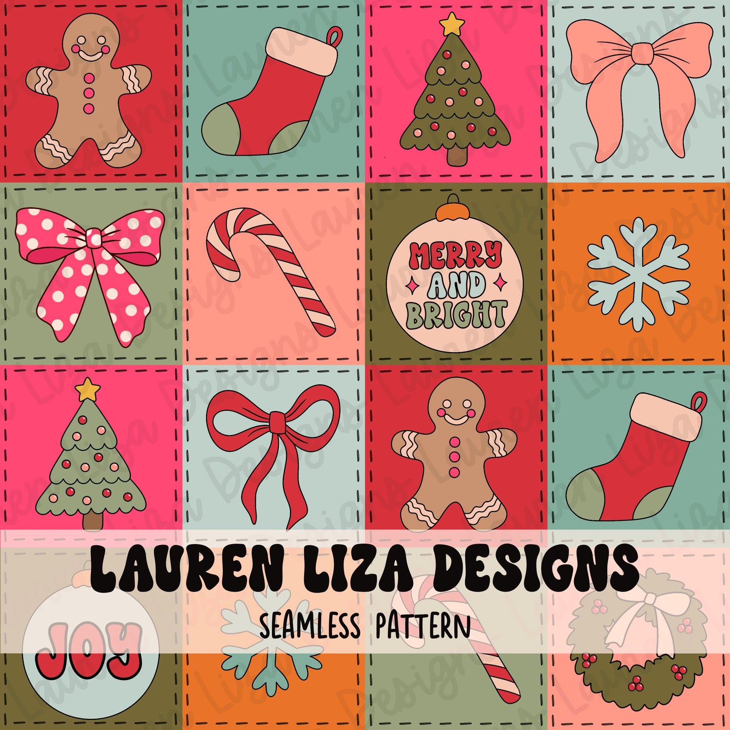 Christmas Squares Patchwork